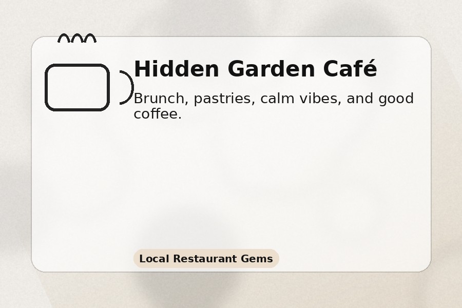 Local Restaurant photo highlight 3